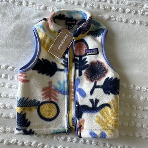 Patagonia toddler fleece vest NWT